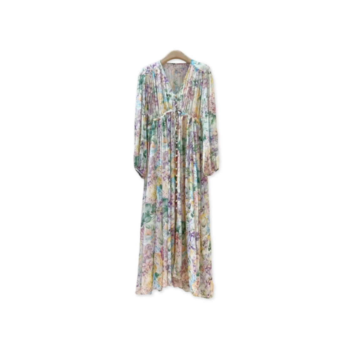 ZIMMERMANN HALLIDAY FLORAL-PRINT MAXI DRESS